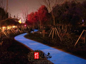 生態(tài)熒光路面